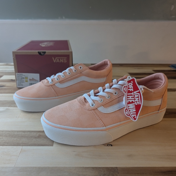 Vans Platform Ward Peach 11 - Picture 1 of 3